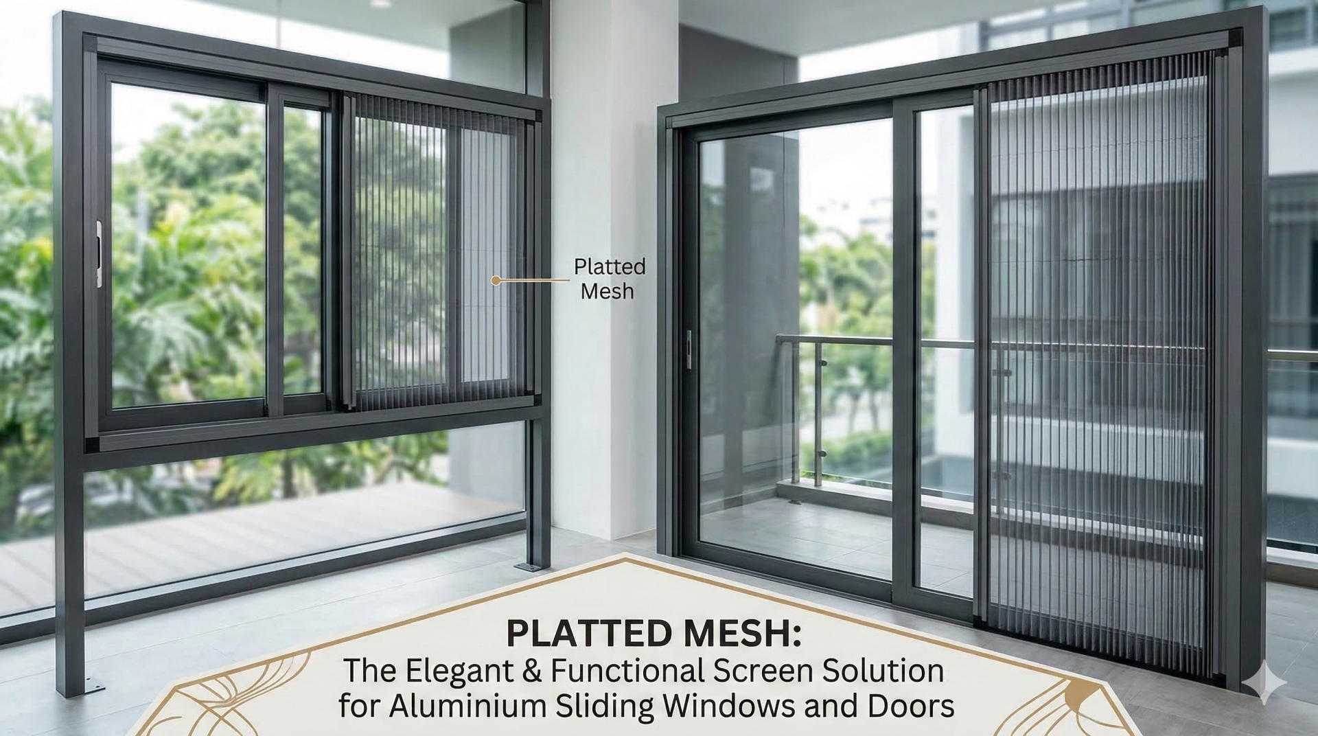 Pleated Mesh